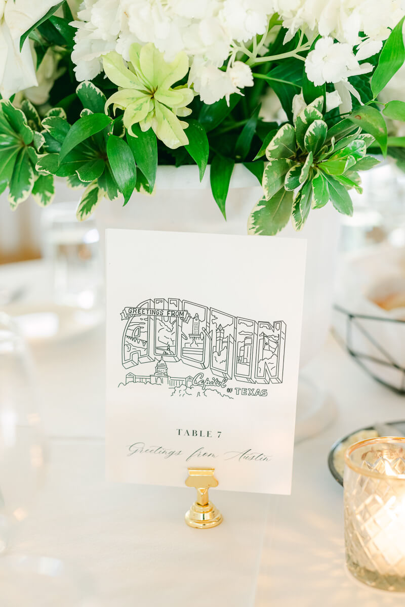 wedding reception detail photographer