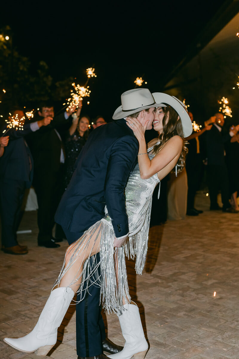 austin, tx wedding reception exit