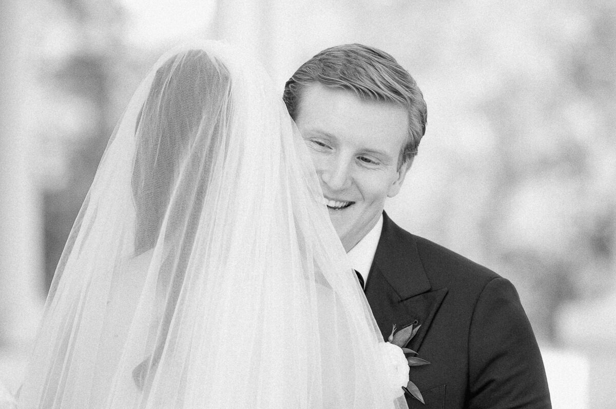 first look by houston wedding photographer