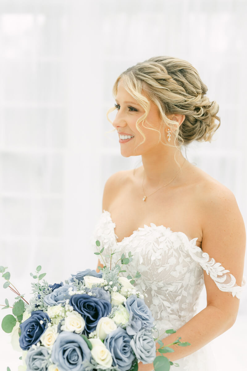 bridal session at the oak atelier
