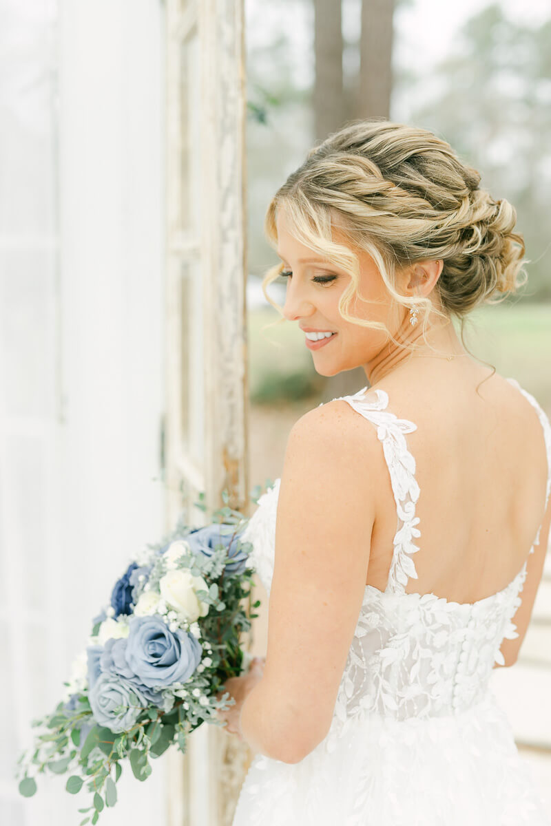 bridal photography session in Conroe, Texas