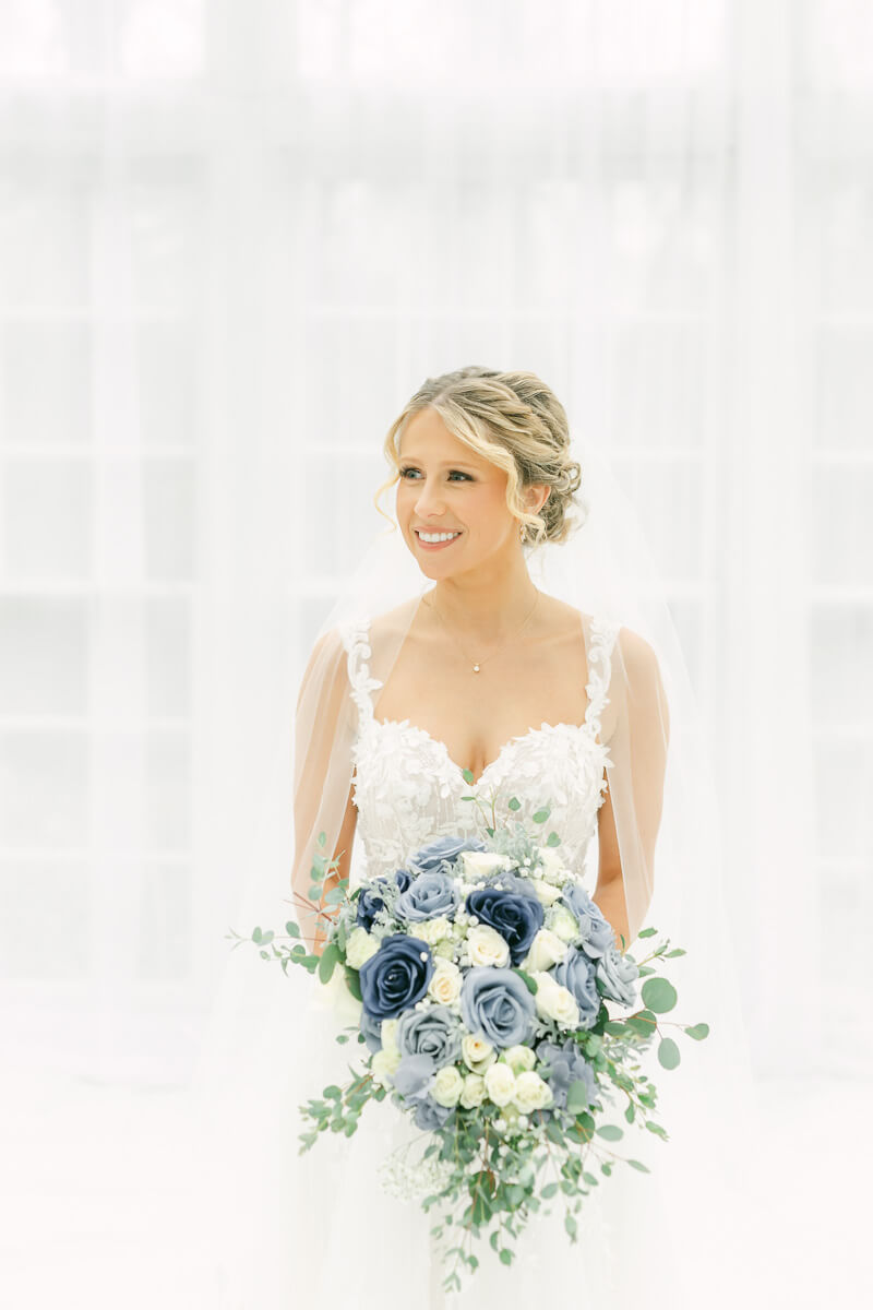 a bridal session in Conroe, Texas at The Oak Atelier 