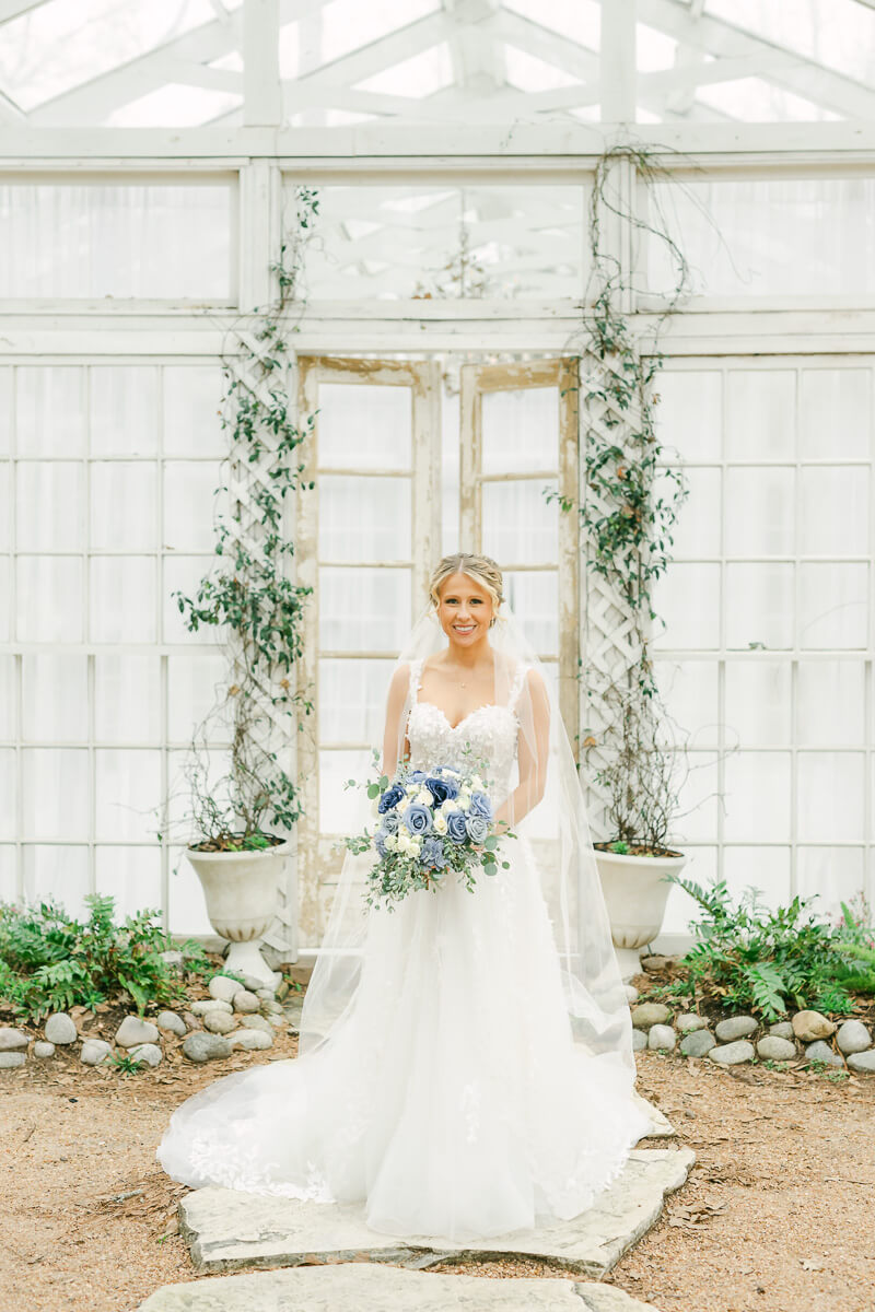 bride at her bridal session photographed by Conroe wedding photographer 
