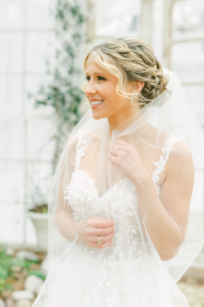 bride at her bridal session photographed by Conroe wedding photographer 