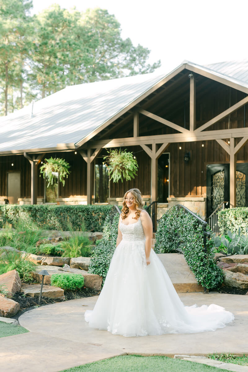 first look by houston wedding photographer