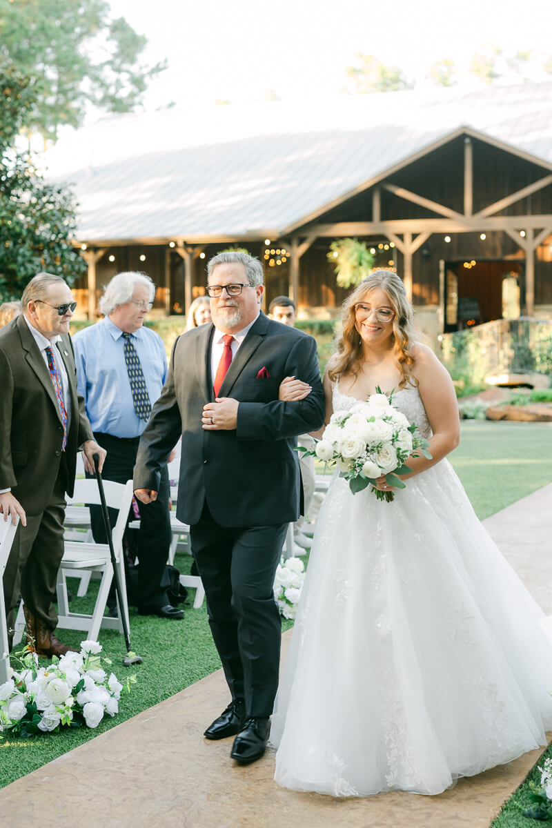 the springs in magnolia wedding ceremony