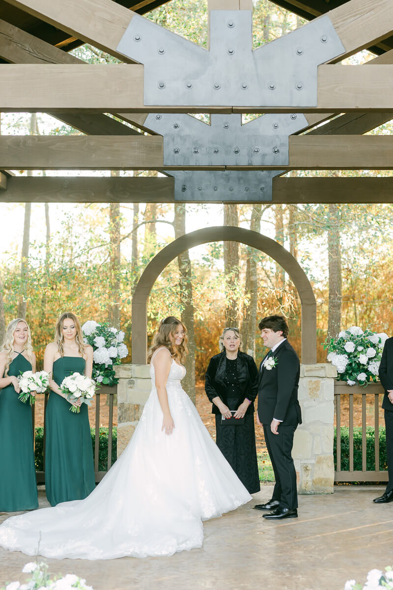 the springs in magnolia wedding ceremony