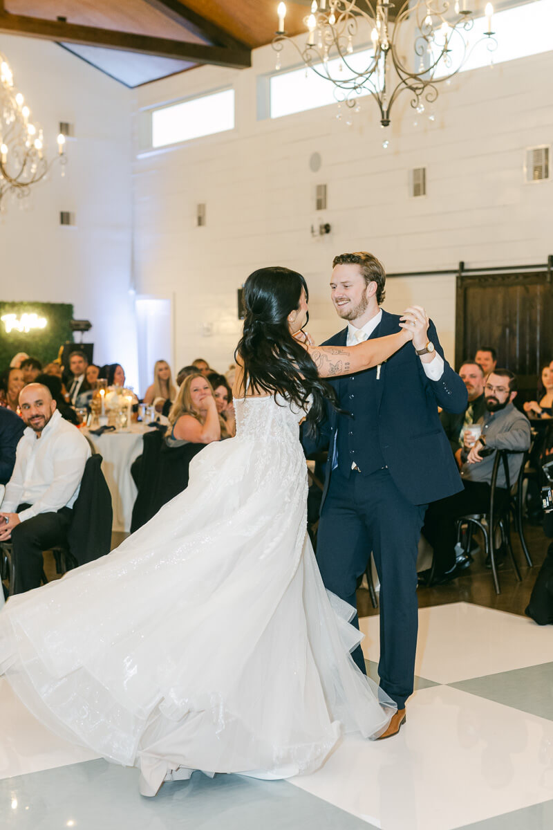 houston wedding photography of first dance