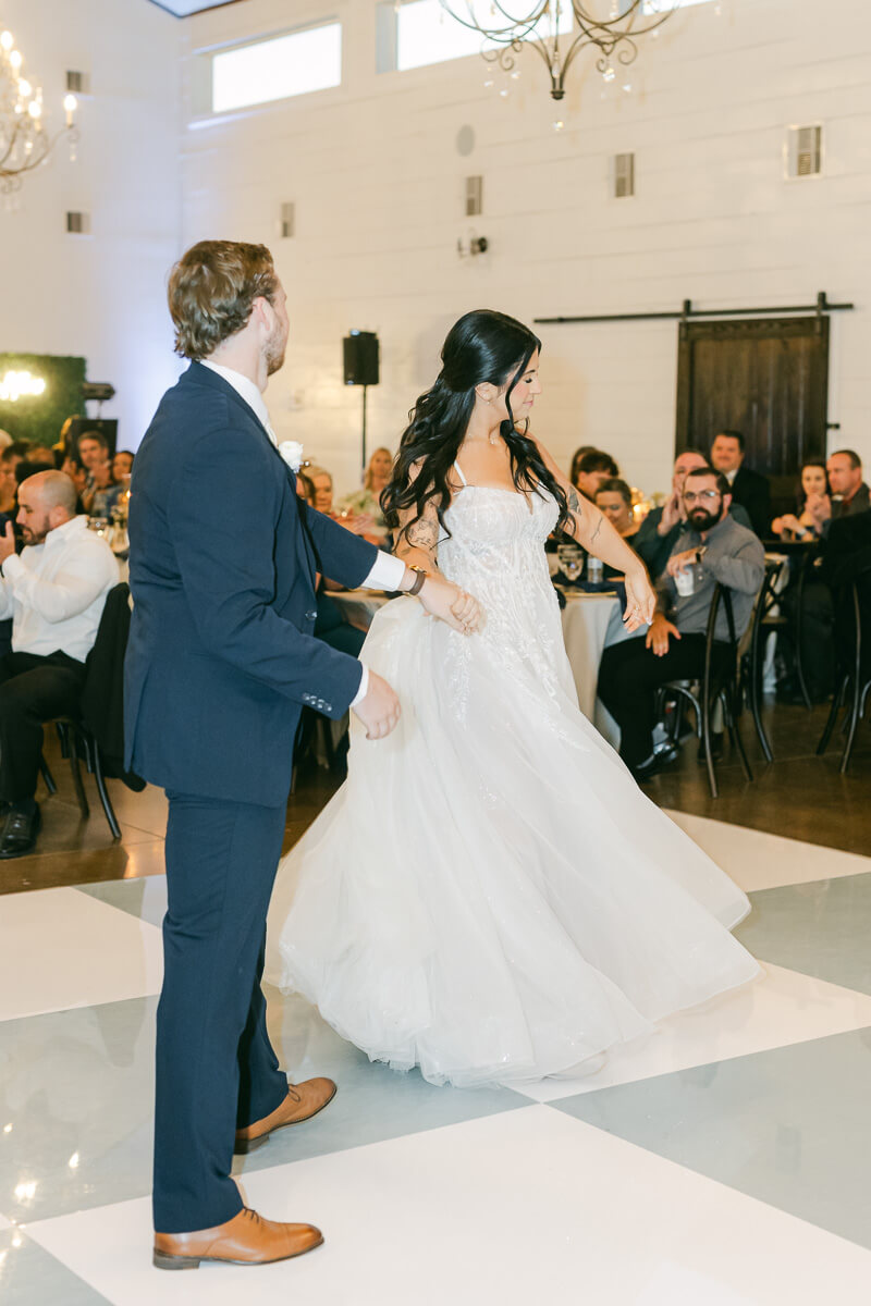 houston wedding photography of first dance