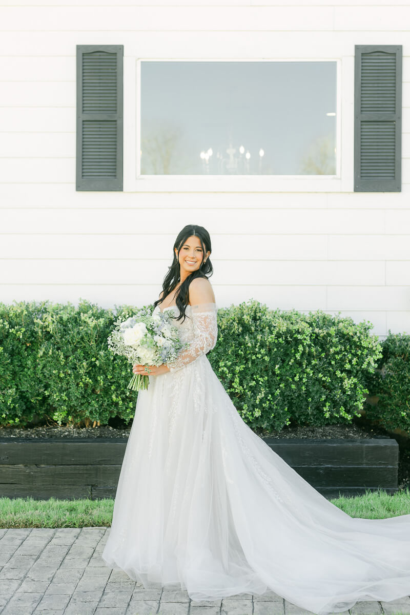 bride at venue 311 by houston wedding photographer