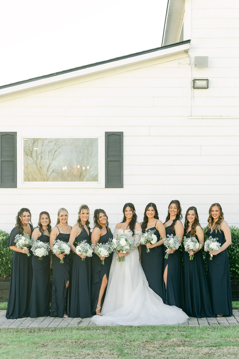 bridesmaids at venue 311 by houston wedding photographer