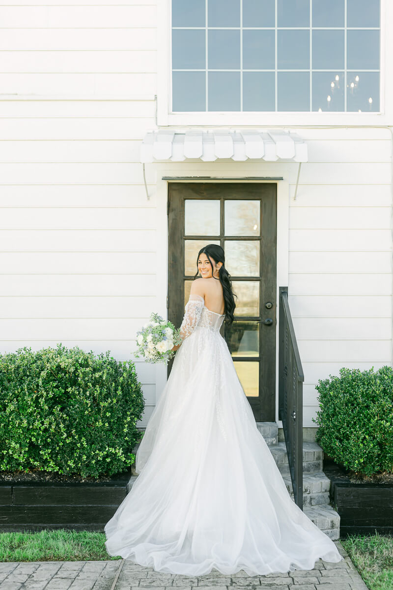 bride at venue 311 by houston wedding photographer