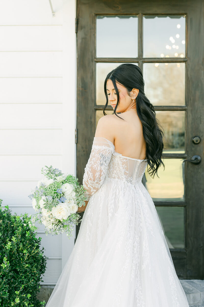 bride at venue 311 by houston wedding photographer