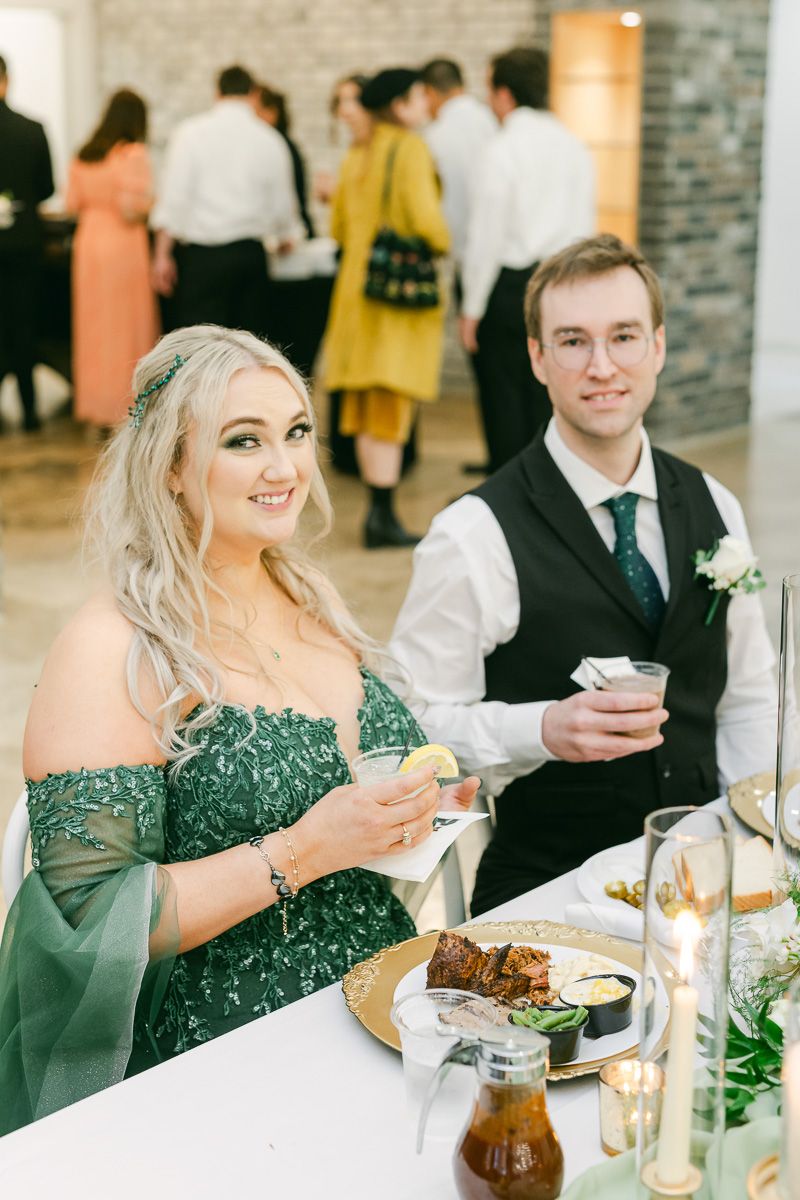 wedding reception at Forever 5 Events