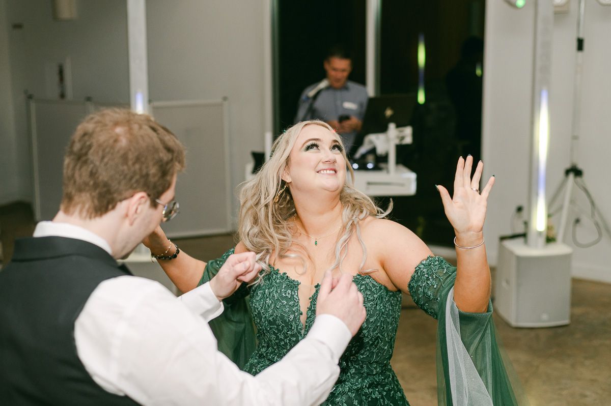 wedding reception at Forever 5 Events