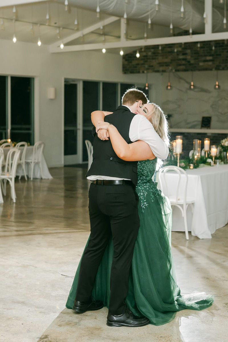 bride and groom last dance at Forever 5 Events