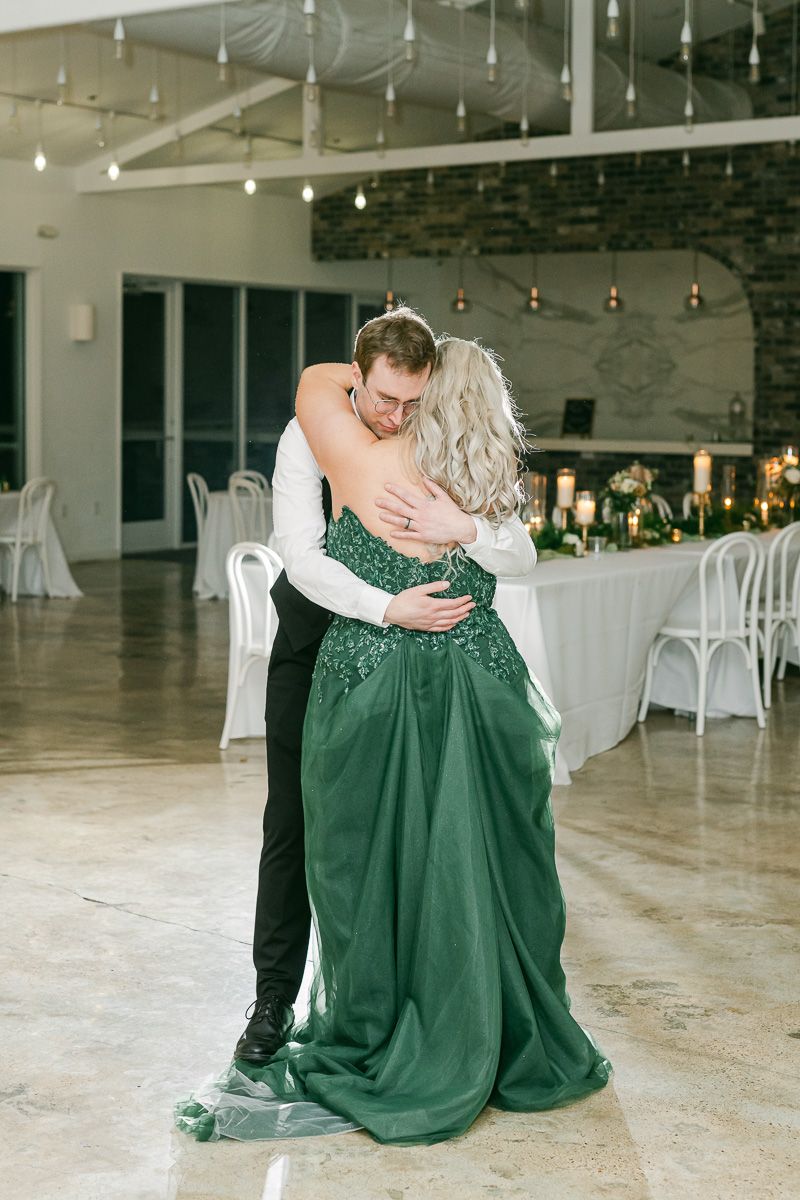 bride and groom last dance at Forever 5 Events