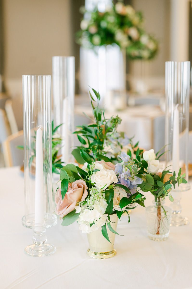 wedding reception decor at The Tremont House