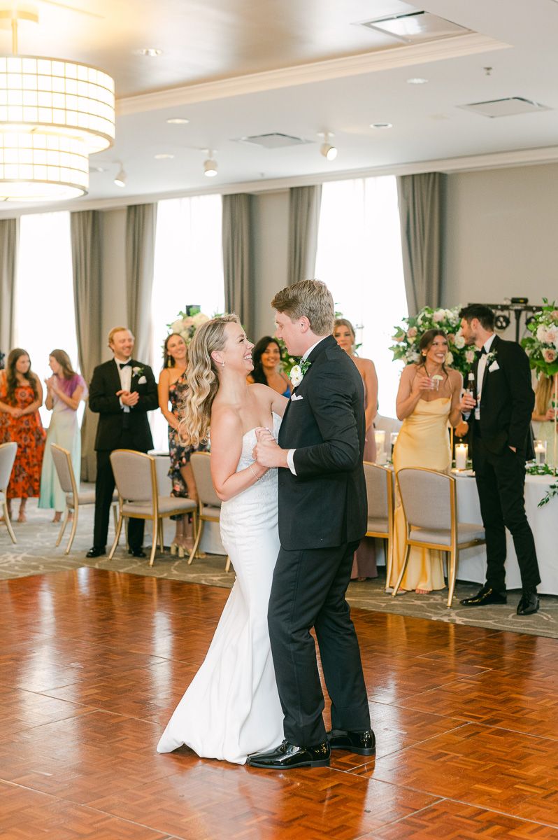 first dance at The Tremont House wedding reception