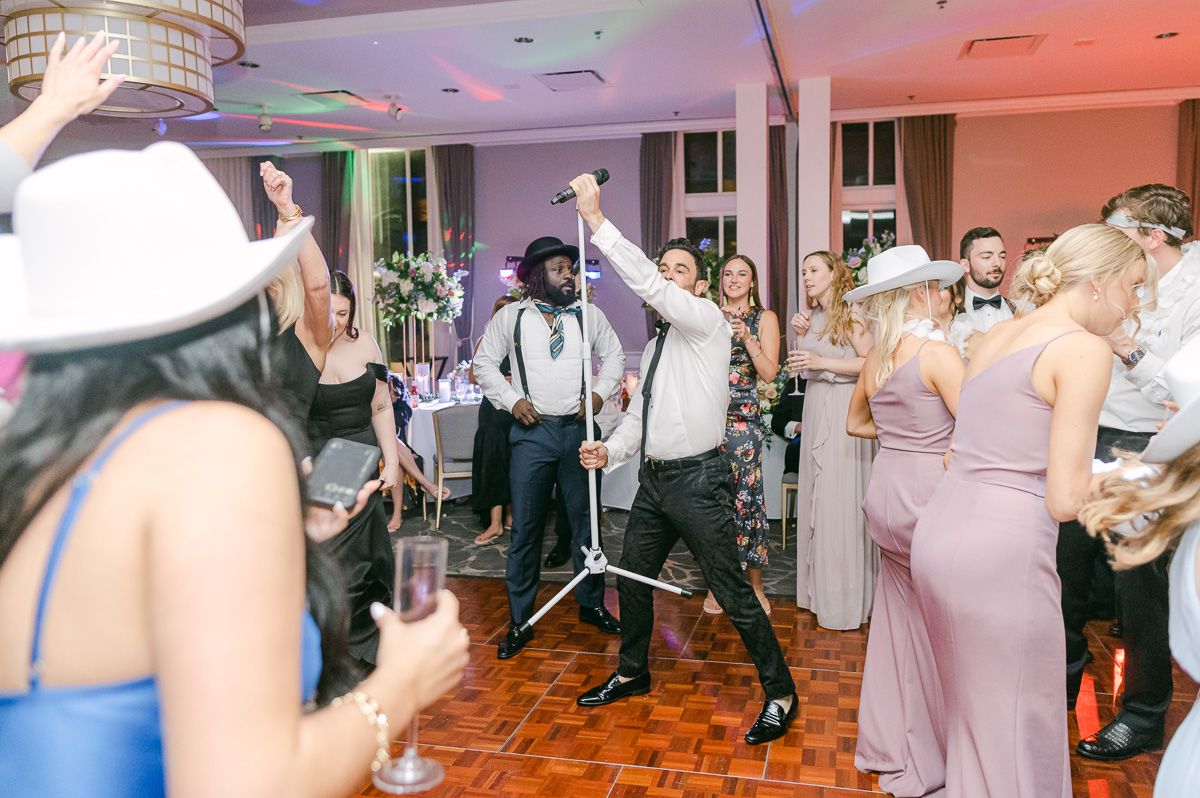 The Tremont House wedding reception dancing 