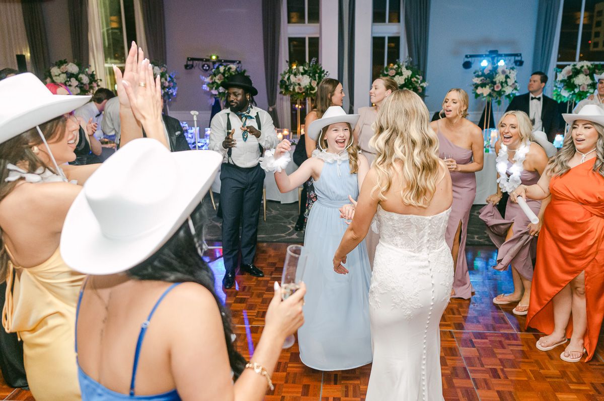 The Tremont House wedding reception dancing 