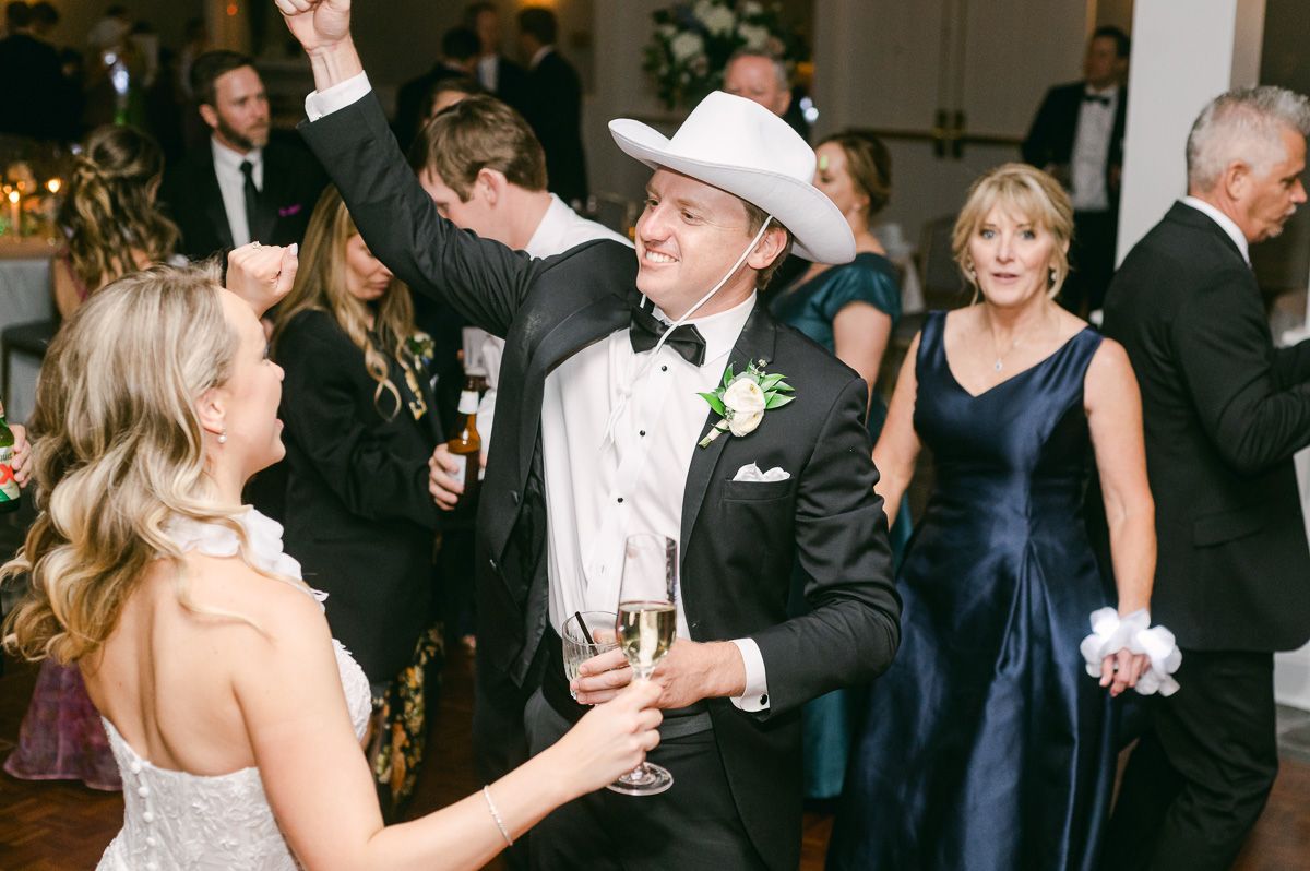 The Tremont House wedding reception dancing 