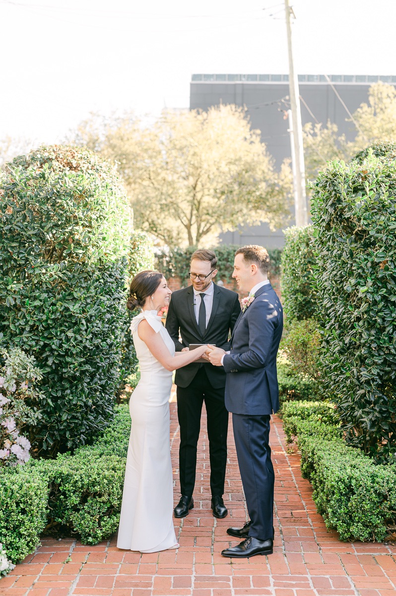 river oaks garden club wedding ceremony