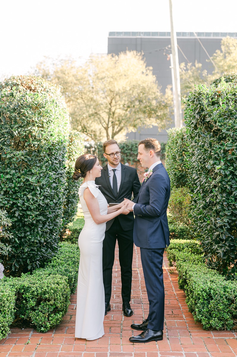 river oaks garden club wedding ceremony