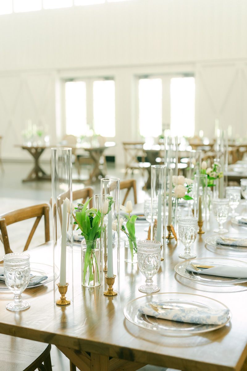 reception decor at Montgomery Texas wedding