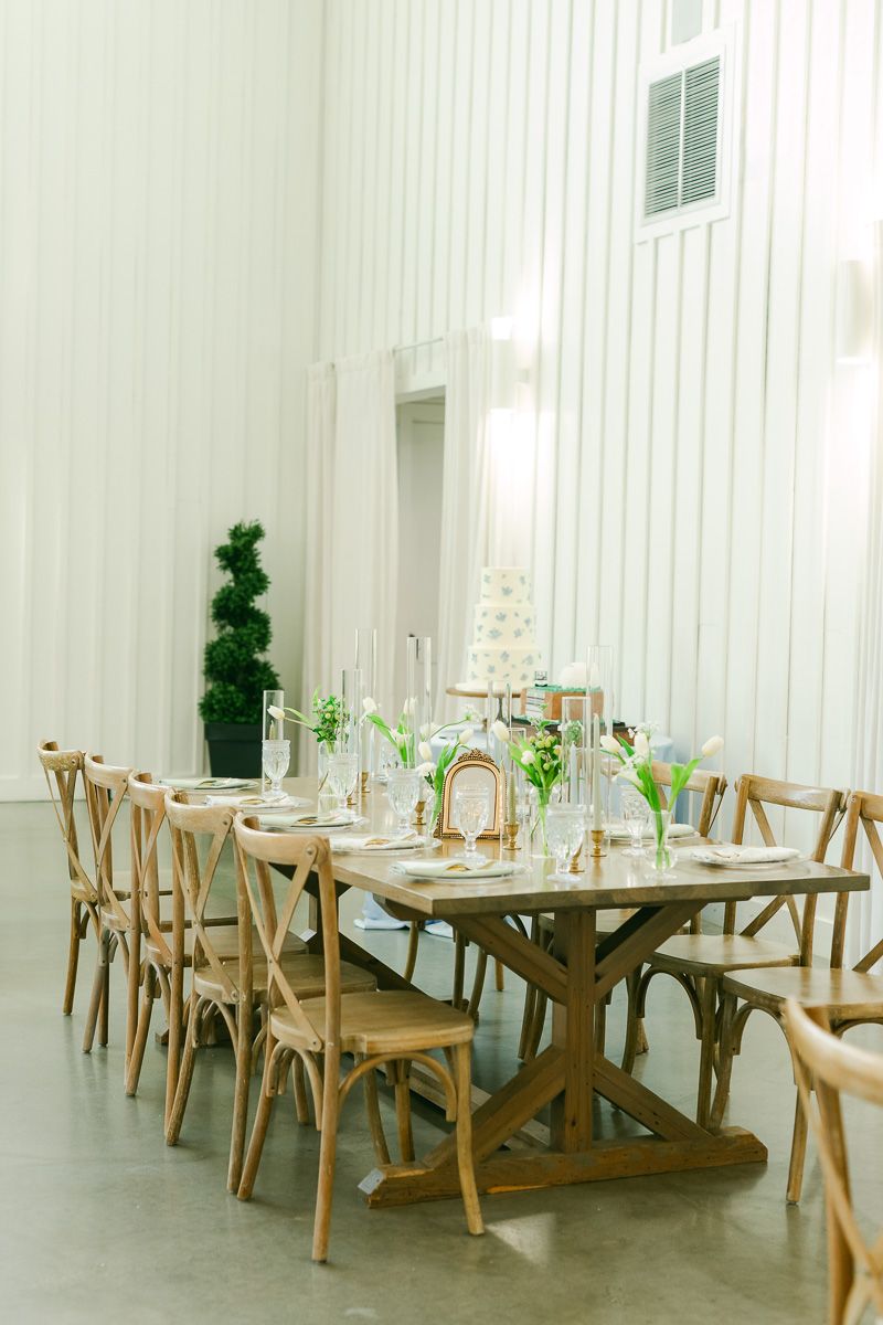 reception decor at Montgomery Texas wedding