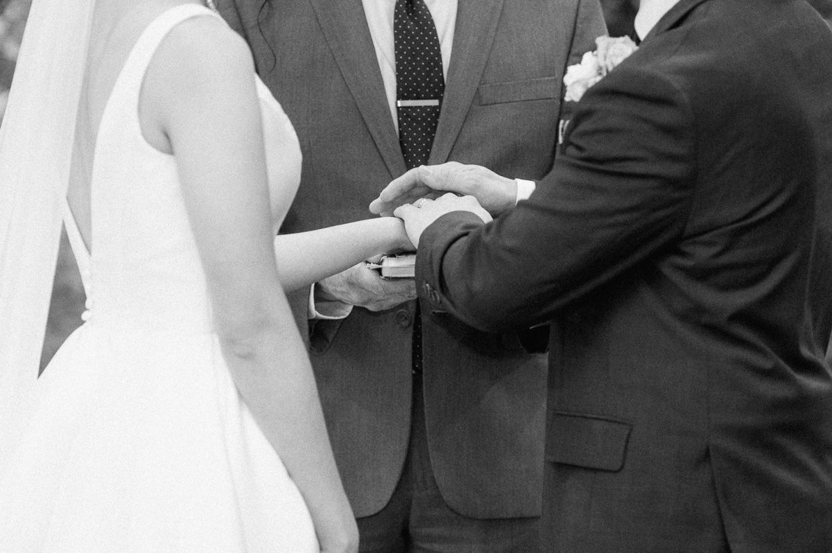 wedding ceremony in Plantersville, Texas 