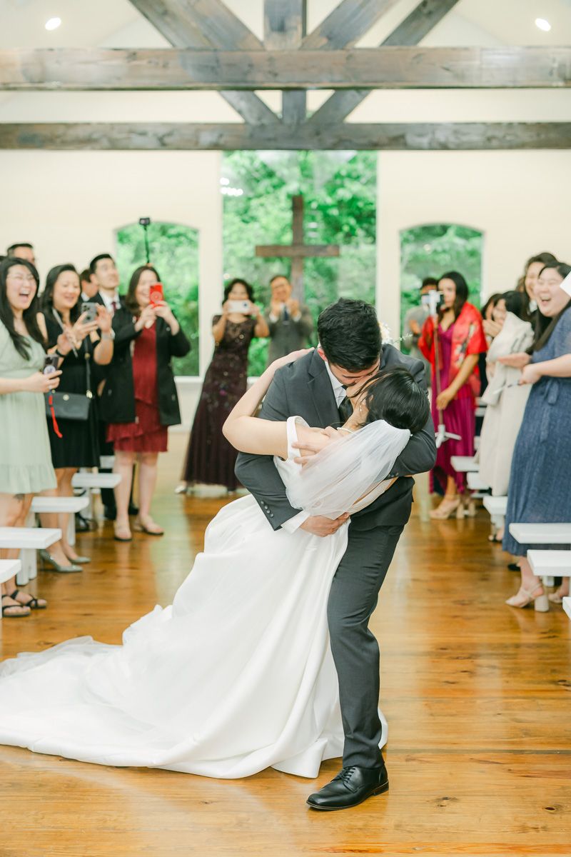 wedding ceremony in Plantersville, Texas 