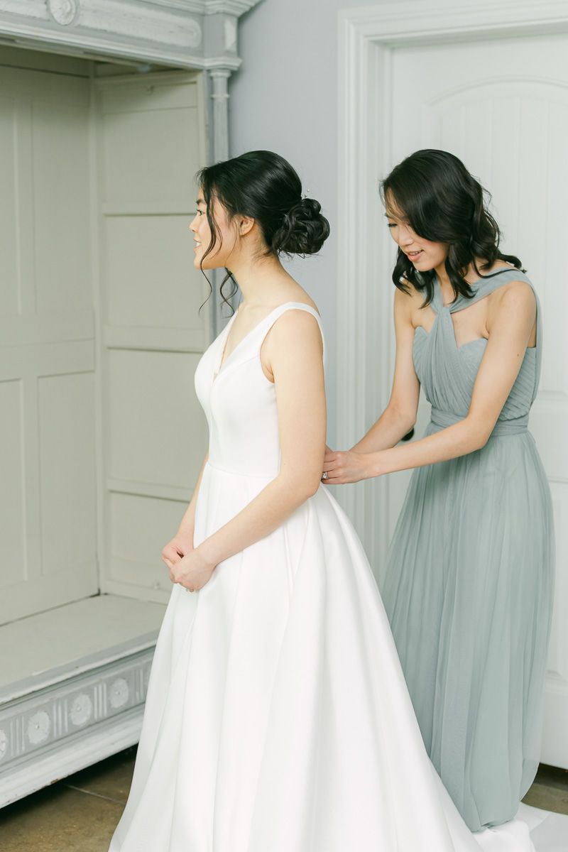 bride getting ready at Venue 311