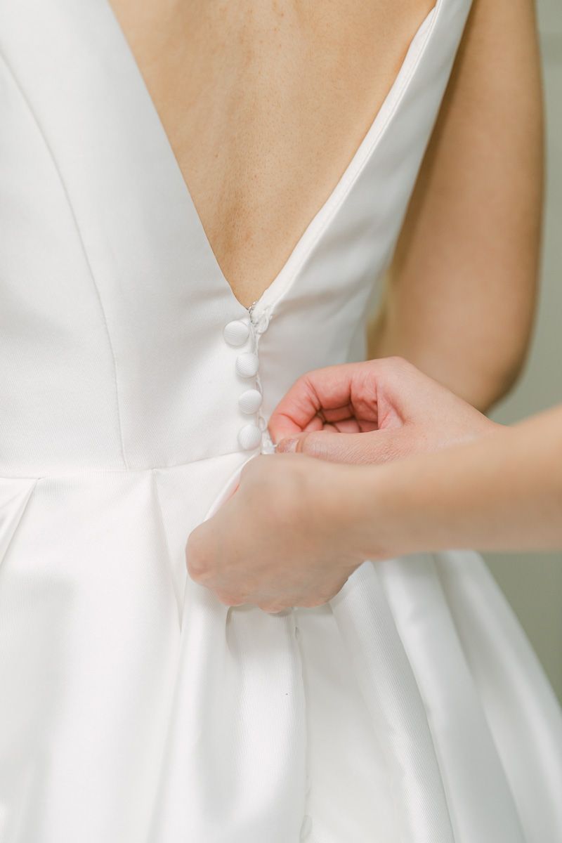bride getting ready at Venue 311
