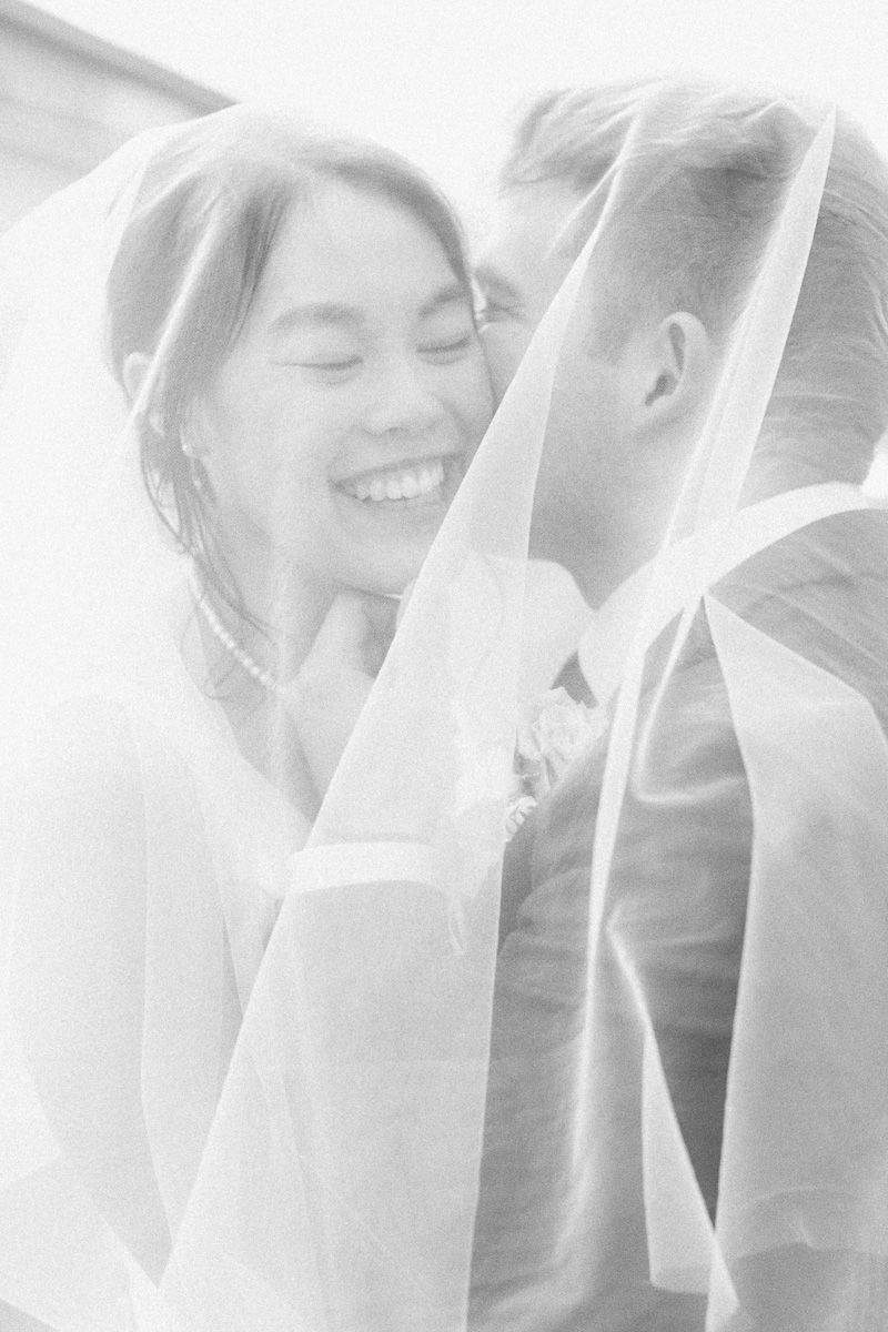 couple under the veil