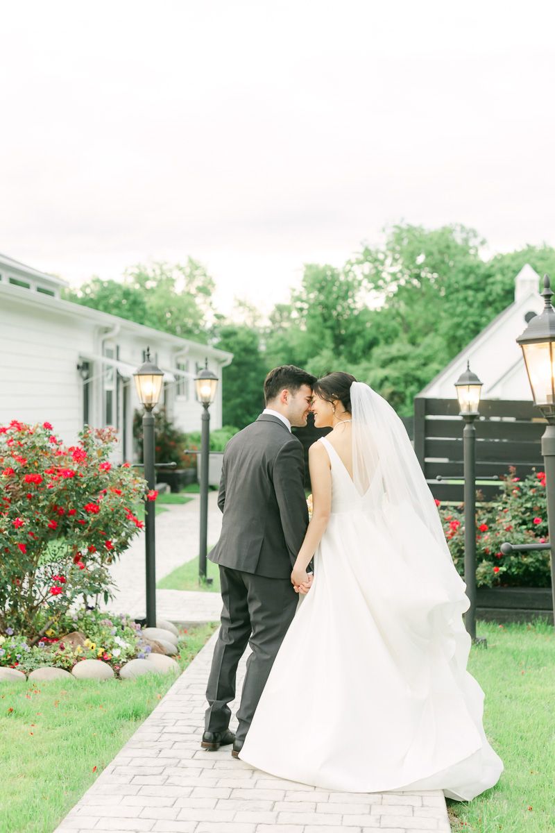 couple cuddling at their Texas wedding