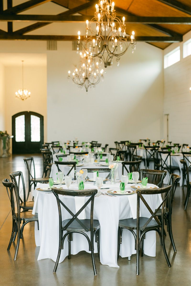 wedding reception decor at Venue 311
