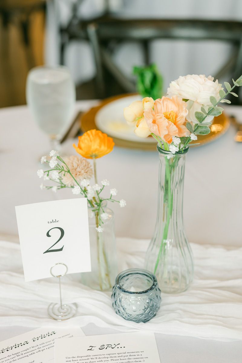 wedding reception decor at Venue 311