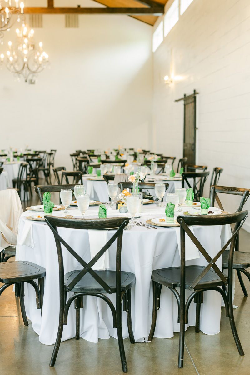 wedding reception decor at Venue 311