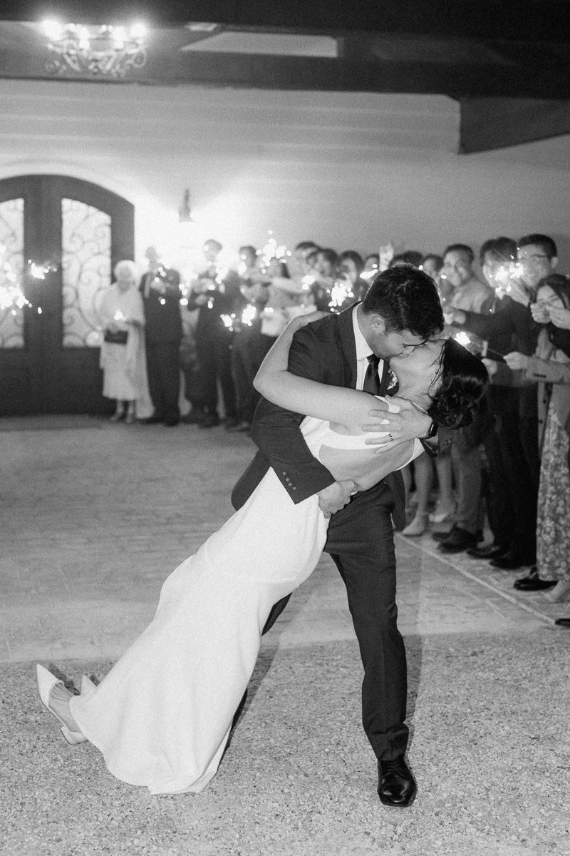 wedding reception exit