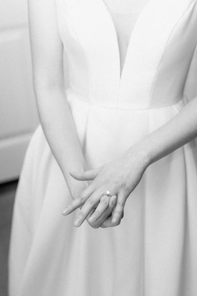 bride getting ready at Venue 311