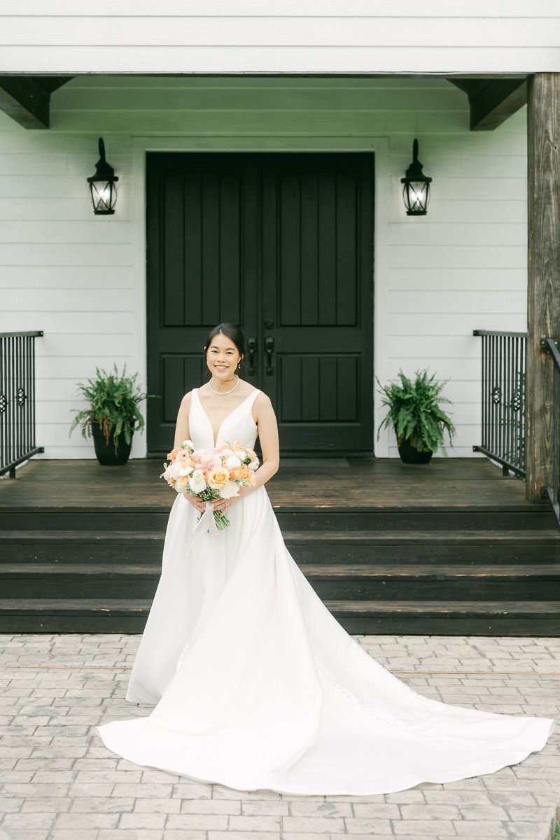 bride outside chapel at Venue 311