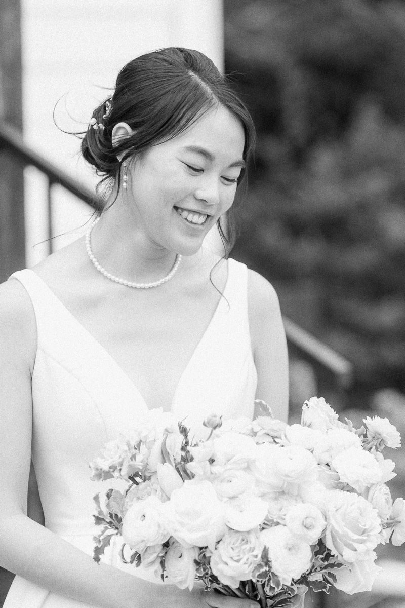 bride outside chapel at Venue 311