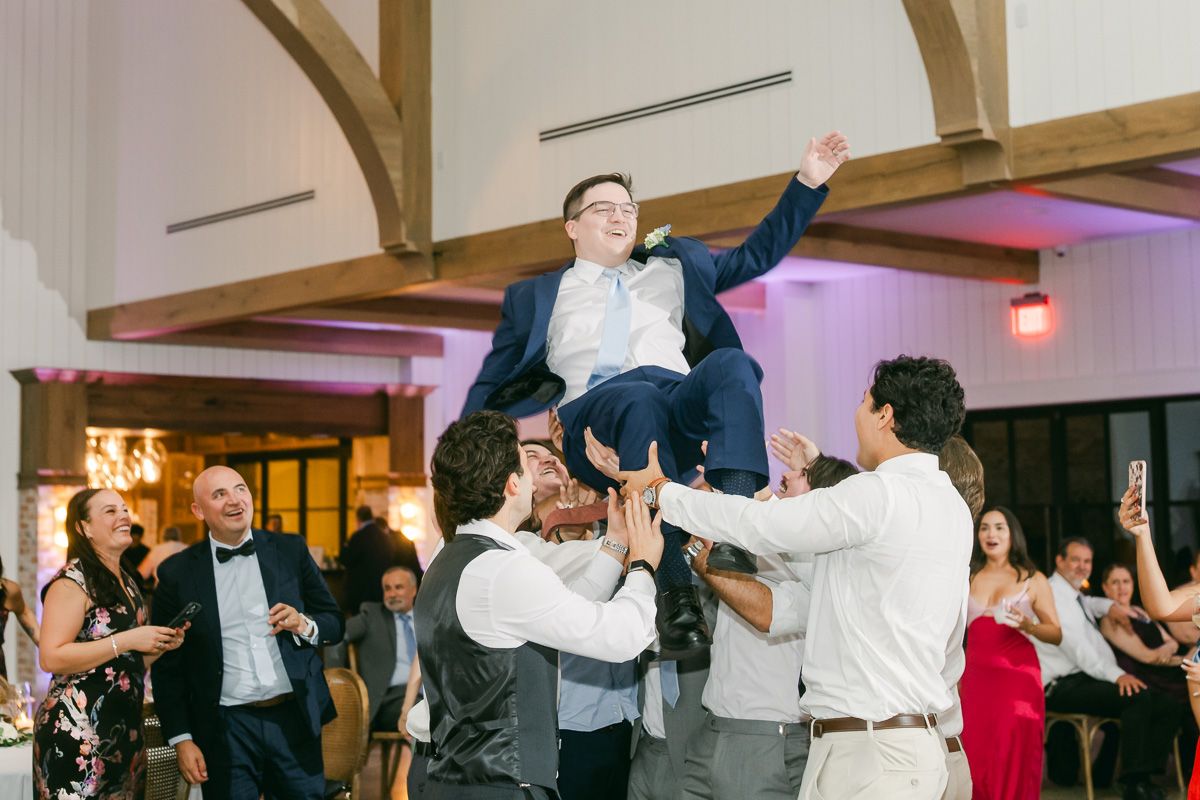 dancing at Magnolia, Tx wedding reception