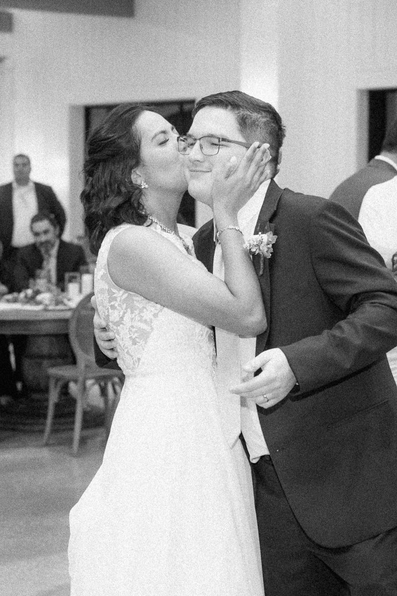 dancing at Magnolia, Tx wedding reception