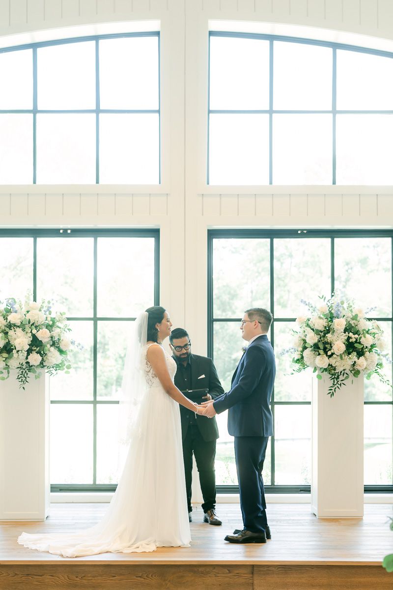 The Blue Magnolia wedding ceremony