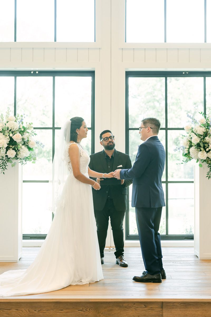 The Blue Magnolia wedding ceremony