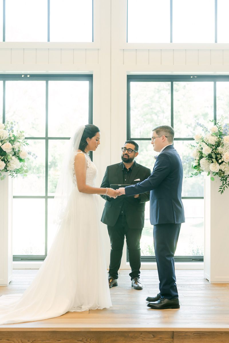 The Blue Magnolia wedding ceremony