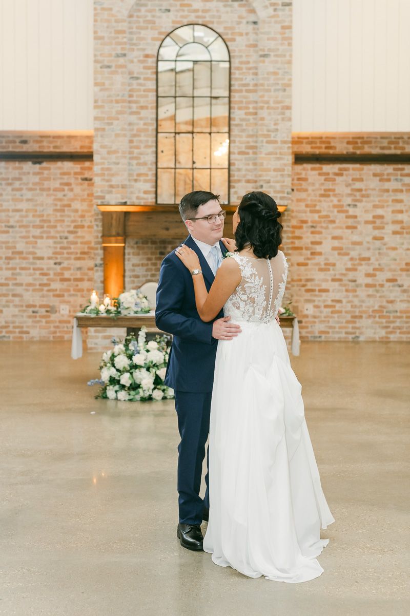 first dance at texas wedding reception