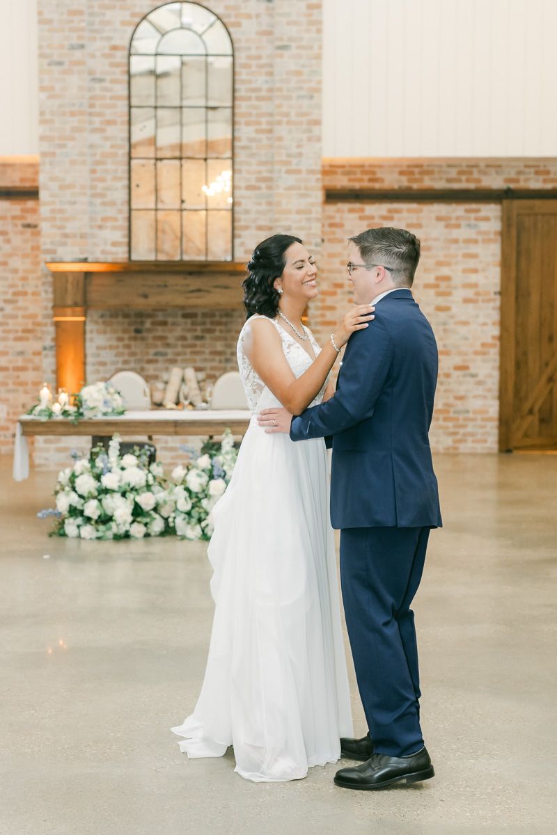 first dance at texas wedding reception